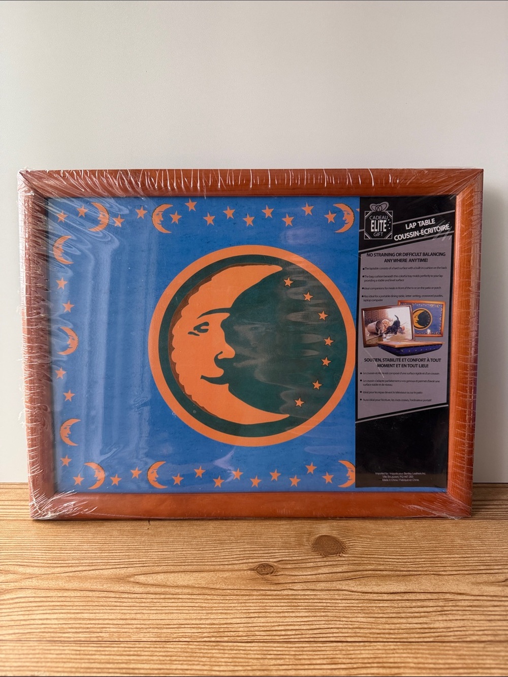 Celestial Moon 2000s Lap Tray Sun Patterned Soft Fabric Bottom Brand New